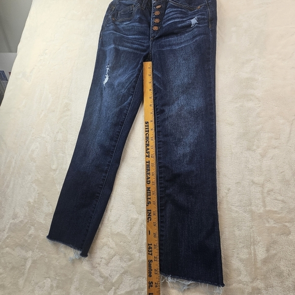 Wit & Wisdom Jeans Straight Leg Denim Women's 0 Button Fly Ab comfort stretch - Picture 4 of 11